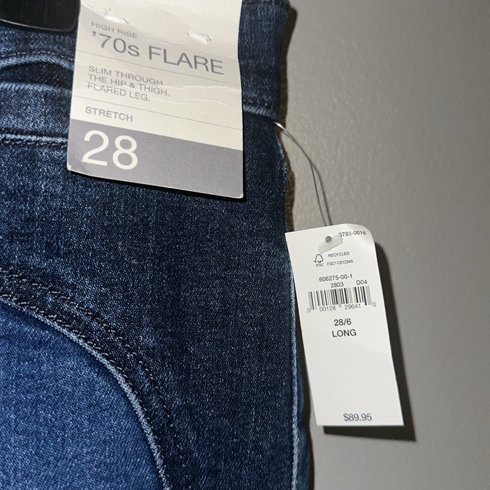 Gap Women’s High Rise '70s Flare Jeans - Picture 10 of 12